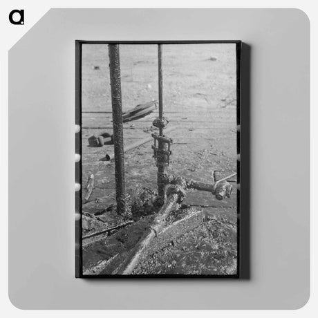 アートパネル-Oil Well, Creek County, Oklahoma
 - ラッセル リー Canvas.