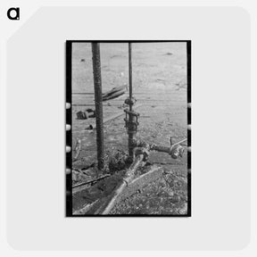 アートポストカード-Oil Well, Creek County, Oklahoma
 - ラッセル リー Postcard.