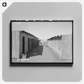 アートパネル-Mexican Houses, Robstown, Texas
 - ラッセル リー Canvas.
