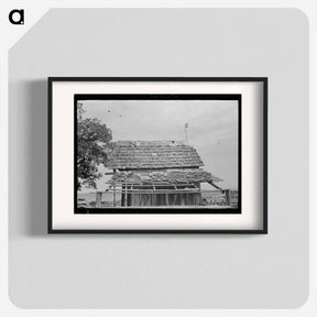 アートポスター-Roof of Shed, Southeast Missouri Farms Project
 - ラッセル リー Poster.