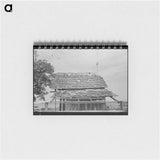 アートメモ帳-Roof of Shed, Southeast Missouri Farms Project
 - ラッセル リー Memo.