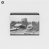 アートメモ帳-Dry Dock, Olga, Louisiana
 - ラッセル リー Memo.