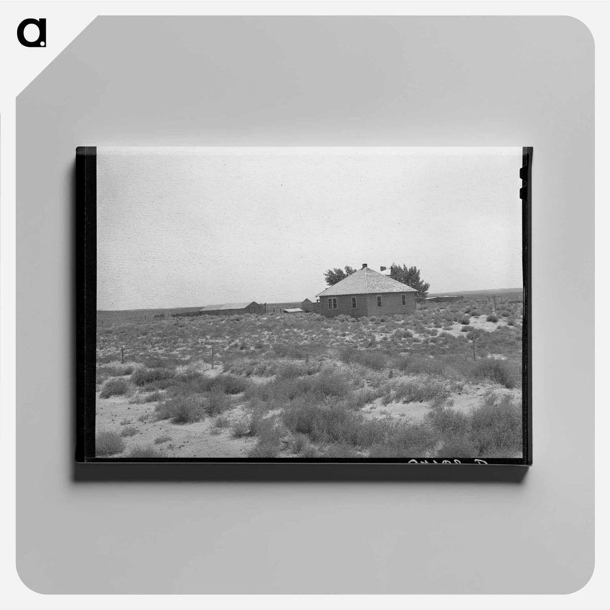 アートパネル-Abandoned Farm, Syracuse, Kansas
 - ラッセル リー Canvas.
