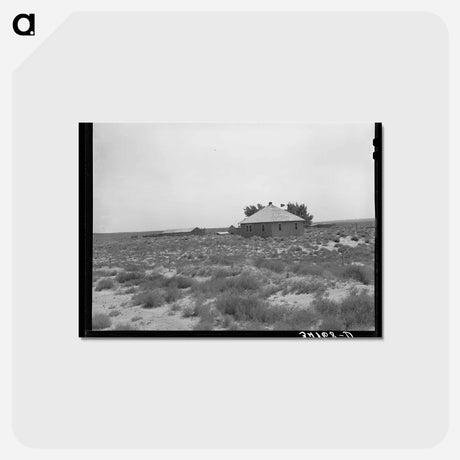 アートポストカード-Abandoned Farm, Syracuse, Kansas
 - ラッセル リー Postcard.