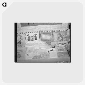 アートポストカード-Needlework Exhibit, Gonzales County Fair
 - ラッセル リー Postcard.