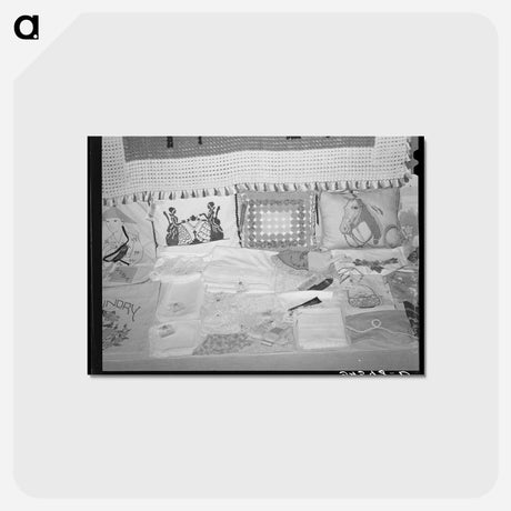 アートポストカード-Needlework Exhibit, Gonzales County Fair
 - ラッセル リー Postcard.