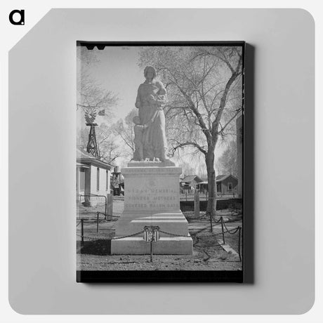 アートパネル-Monument to Pioneer Mothers, Springerville, Arizona
 - ラッセル リー Canvas.