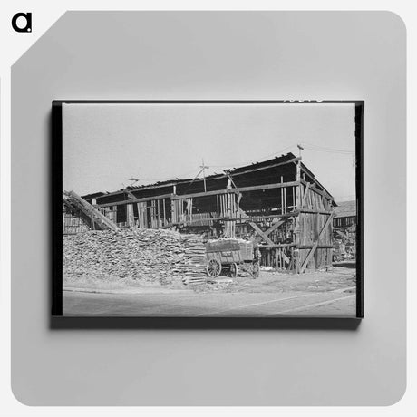 アートパネル-Woodyard, Portland, Oregon
 - ラッセル リー Canvas.