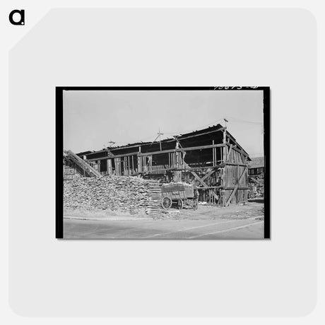 アートポストカード-Woodyard, Portland, Oregon
 - ラッセル リー Postcard.