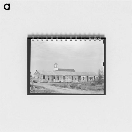 アートメモ帳-Mexican Housing at Edcouch
 - ラッセル リー Memo.