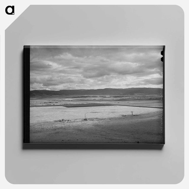 アートパネル-Flood Irrigation Lands, Little Colorado River Valley
 - ラッセル リー Canvas.