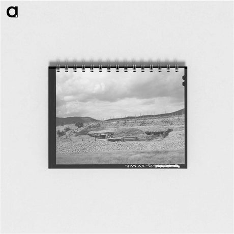 アートメモ帳-Livestock Shelter, Questa, New Mexico
 - ラッセル リー Memo.