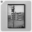 アートパネル-Apartment Houses, Chicago, Illinois
 - ラッセル リー Canvas.