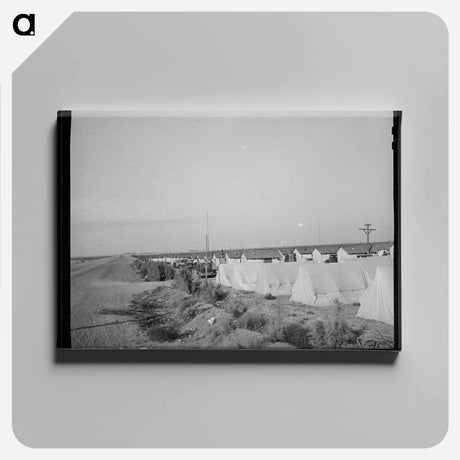 アートパネル-Housing for Transient Workers, Giffen Ranch
 - ラッセル リー Canvas.