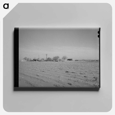 アートパネル-Farmstead, Dawson County, Texas
 - ラッセル リー Canvas.
