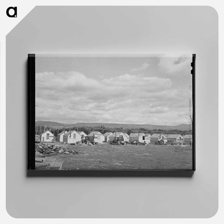 アートパネル-Housing for Hop Pickers, Yakima County
 - ラッセル リー Canvas.