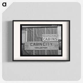 アートポスター-No Vacancy Sign, Hermiston, Oregon
 - ラッセル リー Poster.
