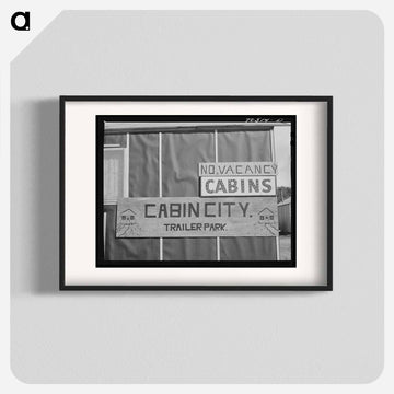 No Vacancy Sign, Hermiston, Oregon
 - ラッセル リー Poster.