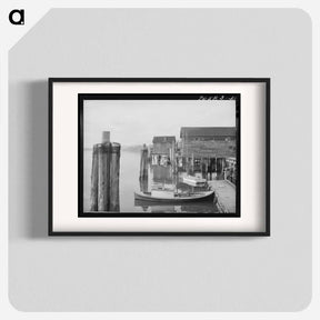 アートポスター-Detail of Waterfront, Cathlamet, Washington
 - ラッセル リー Poster.
