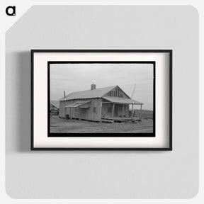 アートポスター-Sharecropper's Dwelling near Pace, Mississippi
 - ラッセル リー Poster.