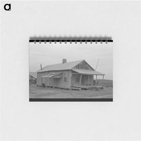 アートメモ帳-Sharecropper's Dwelling near Pace, Mississippi
 - ラッセル リー Memo.