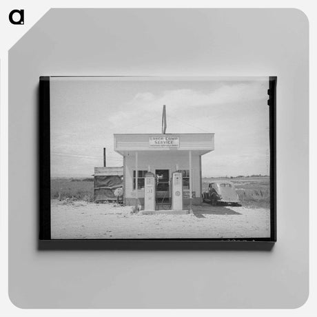 アートパネル-Filling Station and Store, Caldwell, Idaho
 - ラッセル リー Canvas.