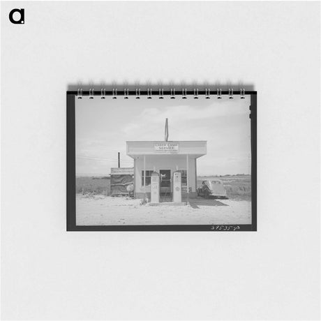 アートメモ帳-Filling Station and Store, Caldwell, Idaho
 - ラッセル リー Memo.