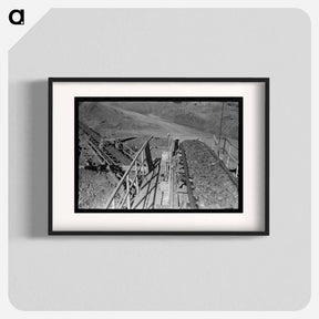 アートポスター-Gravel on Conveyor Belt, Shasta Dam
 - ラッセル リー Poster.