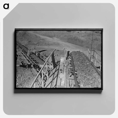アートパネル-Gravel on Conveyor Belt, Shasta Dam
 - ラッセル リー Canvas.