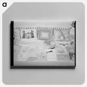 アートパネル-Needlework Exhibit, Gonzales County Fair
 - ラッセル リー Canvas.