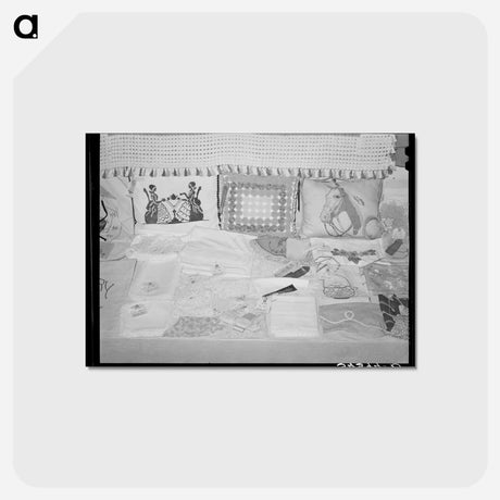アートポストカード-Needlework Exhibit, Gonzales County Fair
 - ラッセル リー Postcard.