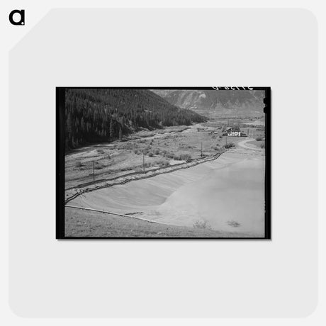 アートポストカード-Animas River Gold Mine Tailing Pit
 - ラッセル リー Postcard.