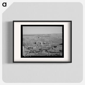 アートポスター-Farmstead and Farmland, Norton County, Kansas
 - ラッセル リー Poster.