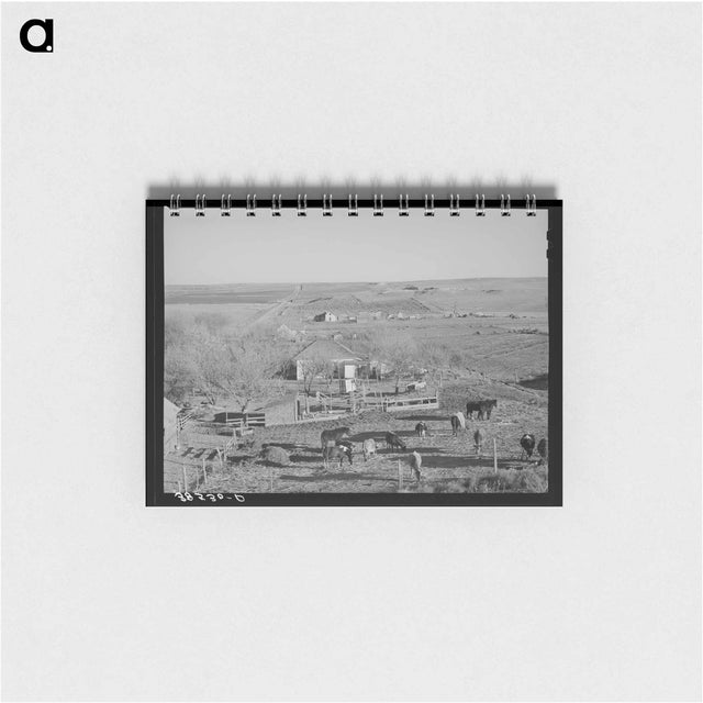 アートメモ帳-Farmstead and Farmland, Norton County, Kansas
 - ラッセル リー Memo.