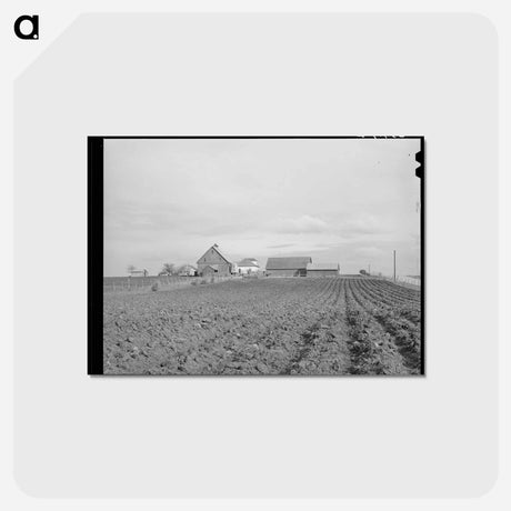 アートポストカード-Travis County Farmhouse
 - ラッセル リー Postcard.