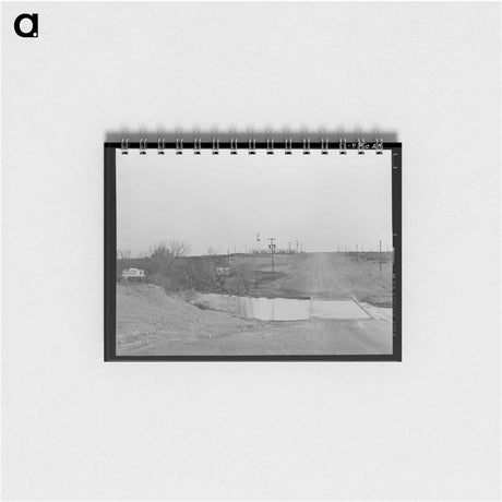 アートメモ帳-Approach to El Indio, Texas
 - ラッセル リー Memo.