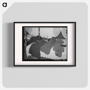 アートポスター-Coats of Home Demonstration Club Members on Bed
 - ラッセル リー Poster.