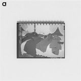 アートメモ帳-Coats of Home Demonstration Club Members on Bed
 - ラッセル リー Memo.