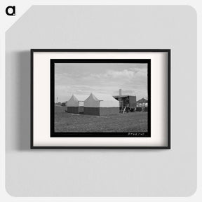 アートポスター-Mobile Unit of FSA Camp for Migratory Farm Workers
 - ラッセル リー Poster.
