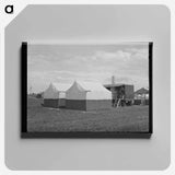 アートパネル-Mobile Unit of FSA Camp for Migratory Farm Workers
 - ラッセル リー Canvas.
