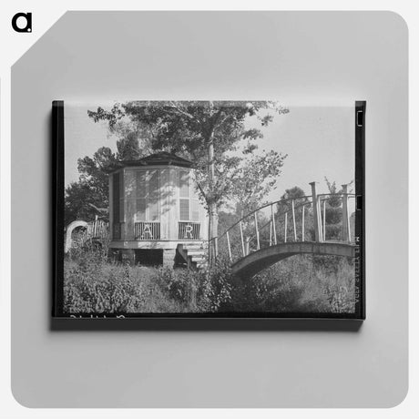 アートパネル-Chapel and Shrine on Island in Bayou Teche
 - ラッセル リー Canvas.