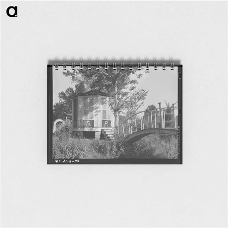 アートメモ帳-Chapel and Shrine on Island in Bayou Teche
 - ラッセル リー Memo.
