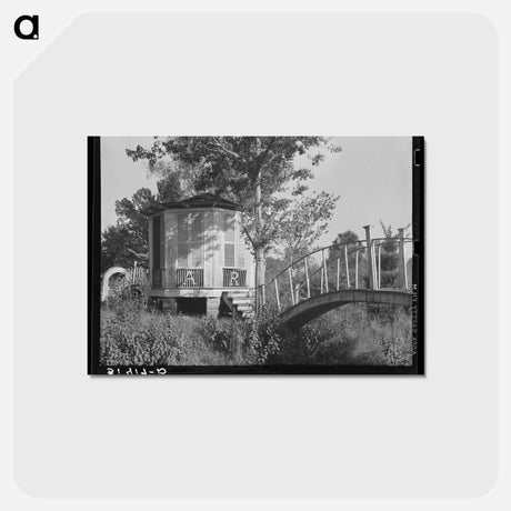 アートポストカード-Chapel and Shrine on Island in Bayou Teche
 - ラッセル リー Postcard.