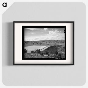 アートポスター-Main Dam at Concho, Arizona
 - ラッセル リー Poster.