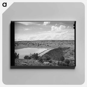 アートパネル-Main Dam at Concho, Arizona
 - ラッセル リー Canvas.