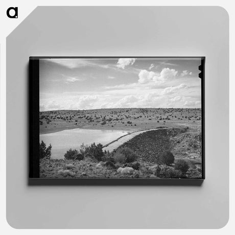 アートパネル-Main Dam at Concho, Arizona
 - ラッセル リー Canvas.