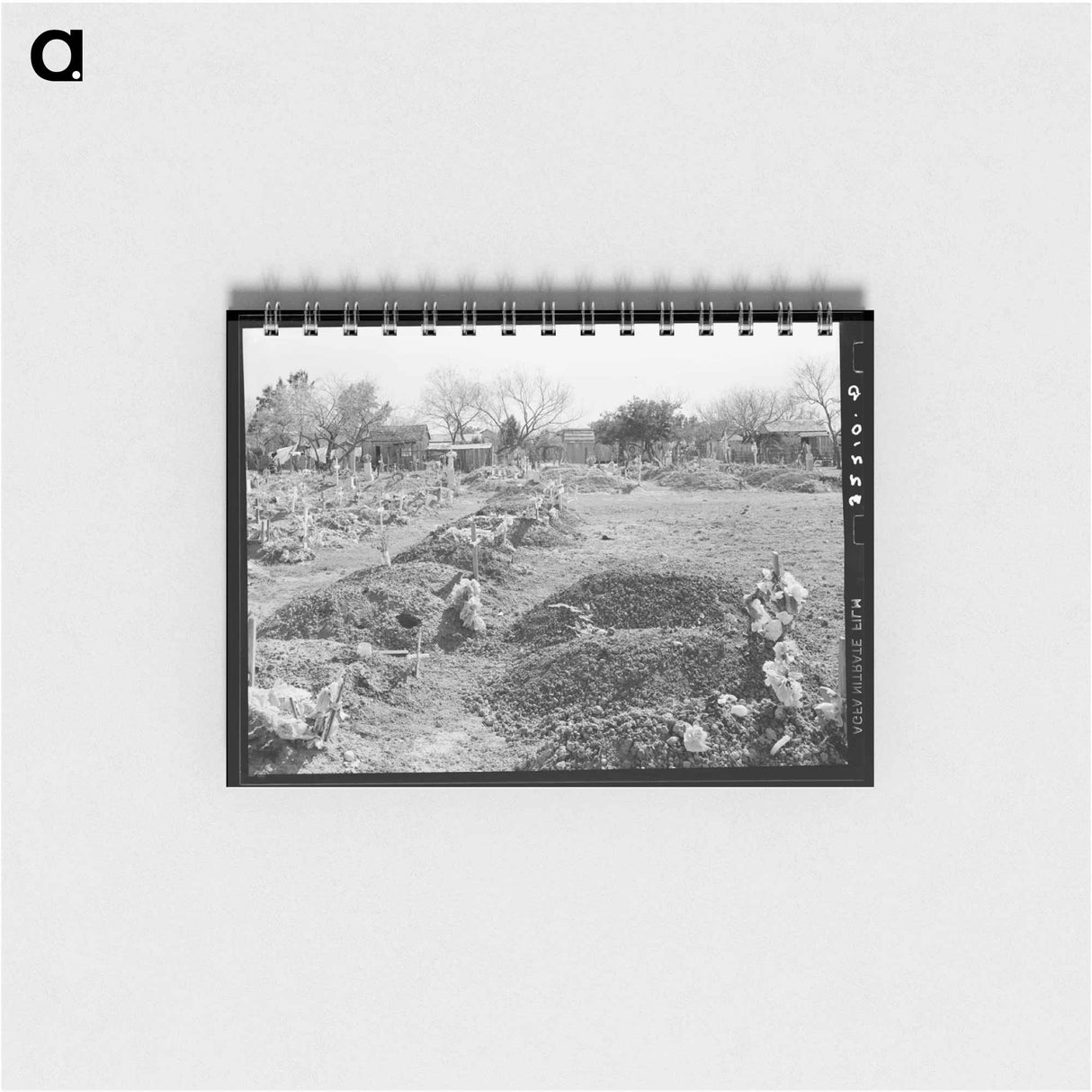 アートメモ帳-New Mexican Graves in Cemetery, Raymondville, Texas
 - ラッセル リー Memo.