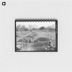 アートメモ帳-New Mexican Graves in Cemetery, Raymondville, Texas
 - ラッセル リー Memo.