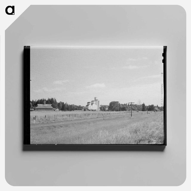 アートパネル-Wheat Elevator, Latah County, Idaho
 - ラッセル リー Canvas.