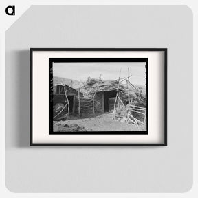 アートポスター-Barn on Farm of William Huravitch, Williams County, North Dakota
 - ラッセル リー Poster.